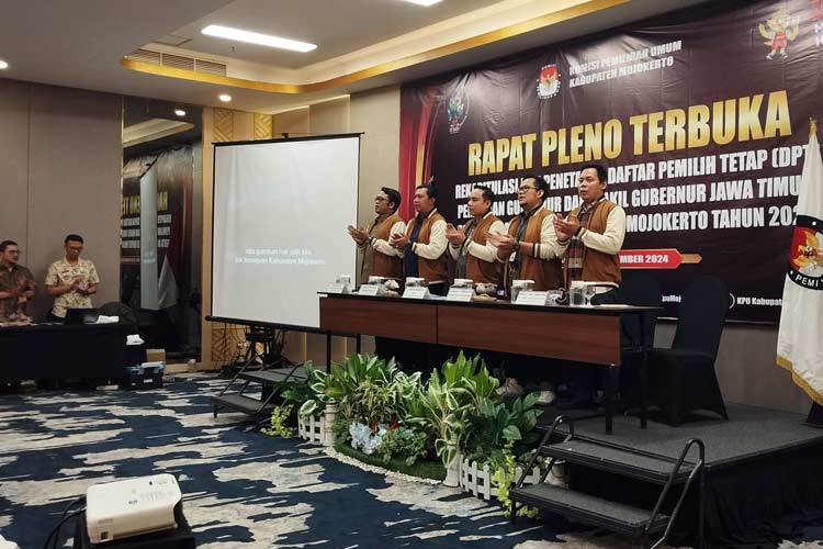 KPU Kabupaten Mojokerto Tetapkan DPT Pilkada Serentak 2024