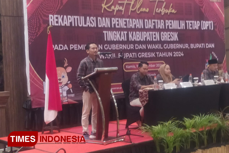 KPU Gresik Tetapkan DPT Pilkada 2024 Sebanyak 971.741