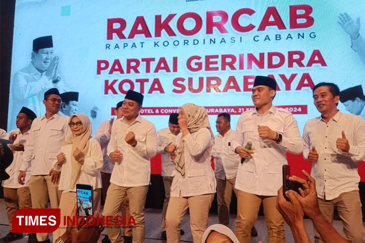 Solid Dukung Eri-Armuji, Gerindra Surabaya Siap Tumbangkan Kotak Kosong di Pilkada Surabaya 2024