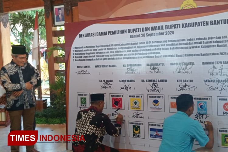 Bupati Bantul Optimistis Pilkada Berlangsung Aman Dan Damai