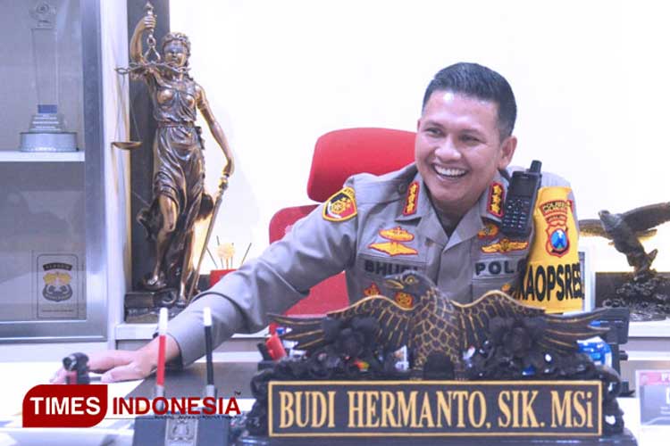 Kapolresta Malang Kota, Kombes Pol Budi Hermanto. (FOTO: Adhitya Hendra/TIMES Indonesia)