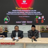 KPU Kota Malang Tetapkan 3 Paslon Berkontestasi di Pilkada 2024, Siapa Saja?