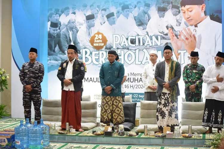 Peringati Maulid Nabi Muhammad SAW, Pemkab Pacitan Bershalawat 24 Jam Tanpa Henti