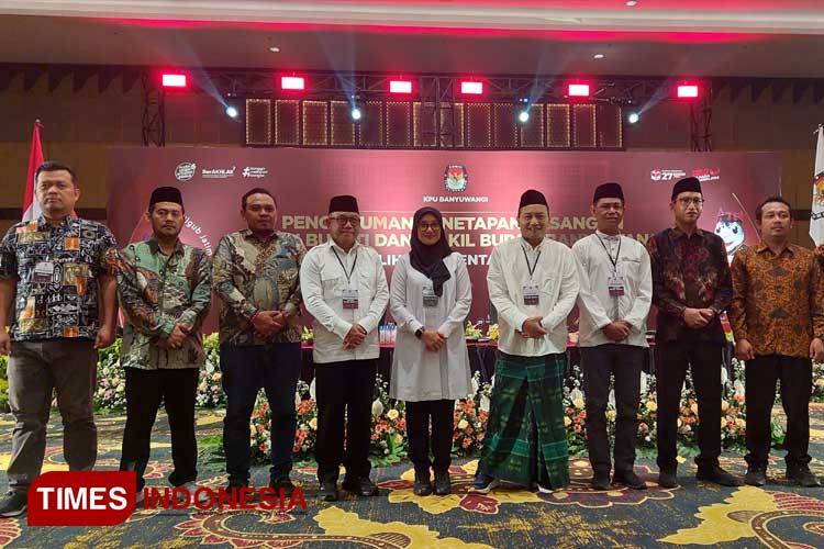 Ada 11 Tanggapan Masyarakat, KPU Banyuwangi Resmi Tetapkan Ipuk-Mujiono dan Ali Makki-Ali Ruchi Sebagai Cabup dan Cawabup