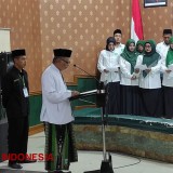 Seluruh Pengurus Lembaga PCNU Jombang Resmi Dilantik, Ini Pesan Mendalam Gus Fahmi