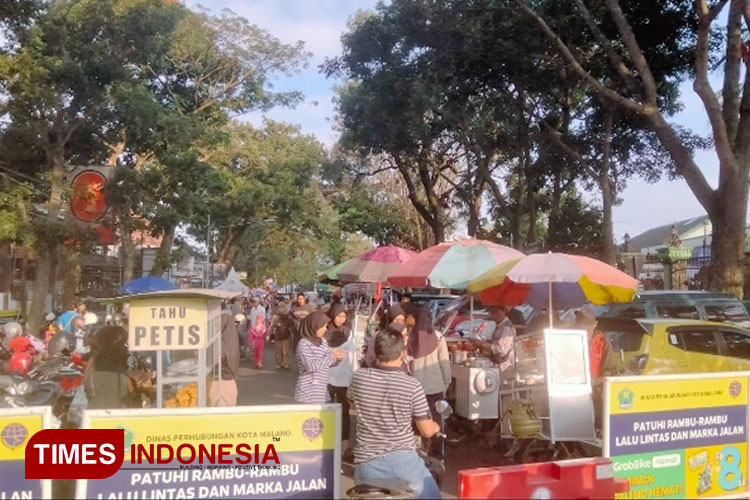 Pedagang Liar di CFD Ijen Ganggu Kenyamanan Pengunjung, Satpol PP Diminta Bertindak