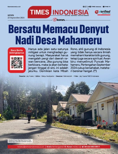 Edisi Senin, 23 September 2024: E-Koran, Bacaan Positif Masyarakat 5.0