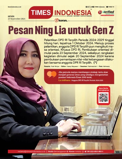Edisi Senin, 23 September 2024: E-Koran, Bacaan Positif Masyarakat 5.0