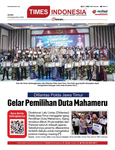 Edisi Senin, 23 September 2024: E-Koran, Bacaan Positif Masyarakat 5.0