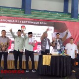 KPU Lamongan Undi dan Tetapkan Nomor Urut Cabup dan Cawabup di Pilkada 2024