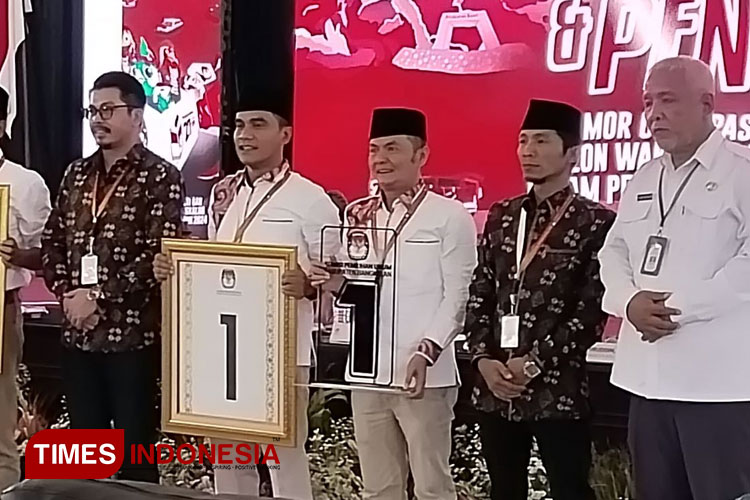 KPU Bangkalan Tetapkan Nomor Urut Pasangan Calon Bupati dan Wakil Bupati Pilkada 2024