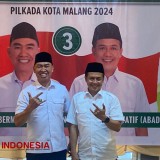 Launching Paslon ABADI di Pilkada Kota Malang, Salam Metal dan Koalisi Rakyat Jadi Jargon Utama