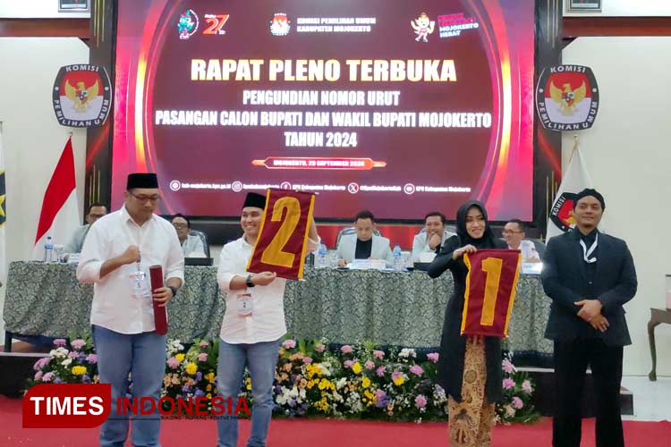 Dapat Nomor Urut 2 di Pilkada Mojokerto 2024, Gus Barra: Kode Alam Kemenangan 