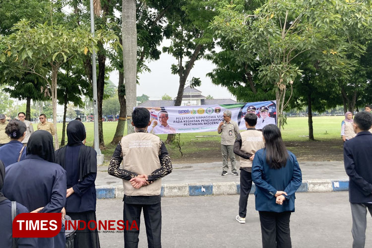 Pelepasan Mahasiswa MSIB dalam Pendampingan Pertanian Modern di Ngawi