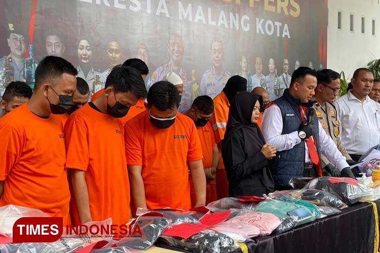 Bermodus Kempes Ban, Komplotan Pencurian Uang Setengah Miliar Diringkus Polresta Malang Kota