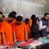 Bermodus Kempes Ban, Komplotan Pencurian Uang Setengah Miliar Diringkus Polresta Malang Kota