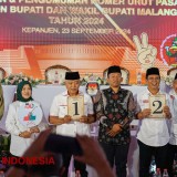 Pilbup Malang 2024: Petahana Singgung Bebas Korupsi, Abah Gun Ajak Jaga Persatuan