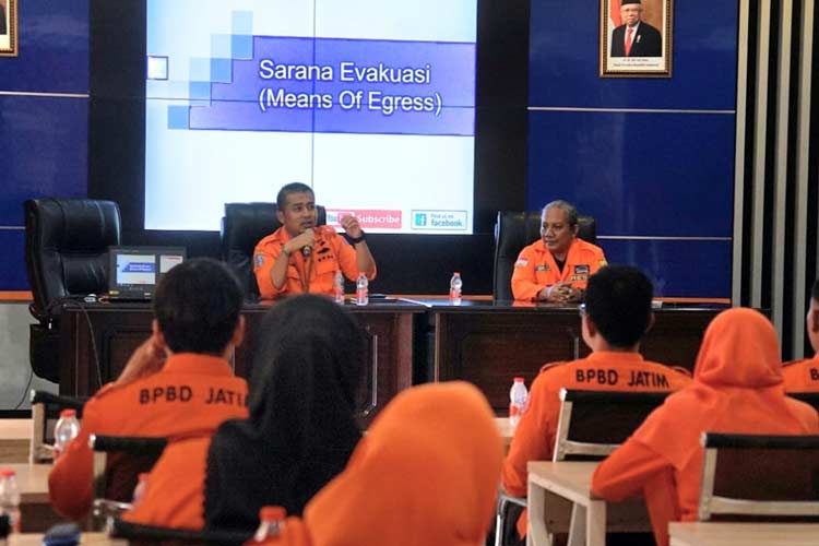 BPBD Jatim Gelar Pelatihan Asesmen Gedung dari Bencana Gempa Bumi dan Kebakaran