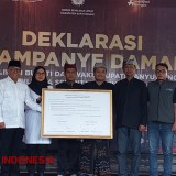 Sepakat Jadikan Pesta Demokrasi Sehat, KPU Banyuwangi Gelar Deklarasi Kampanye Damai