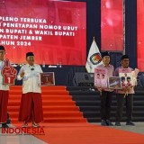 Nomor Urut Paslon Bupati-Wabup Jember: Hendy-Firjaun 01, Fawaid-Djoko 02