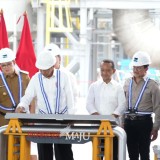 Presiden Jokowi Resmikan Produksi Smelter Freeport Indonesia di Gresik