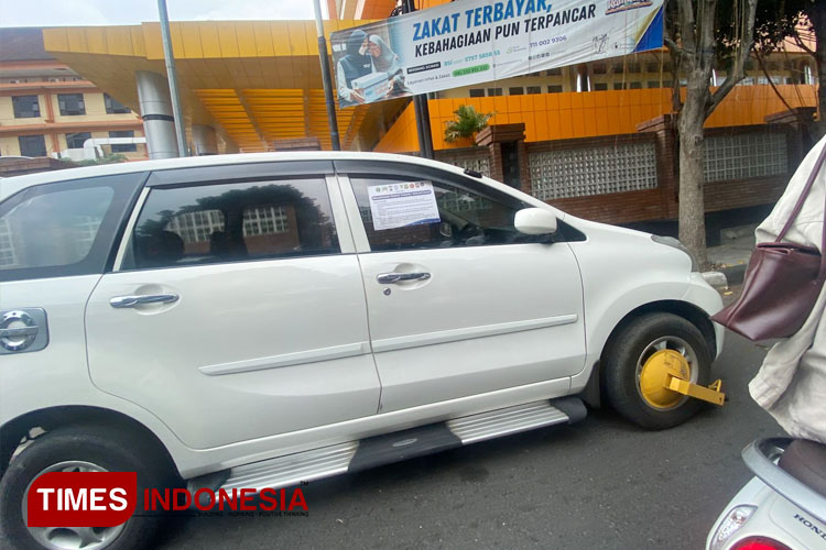 Operasi Parkir Dishub Kota Malang, Puluhan Kendaraan Digembok