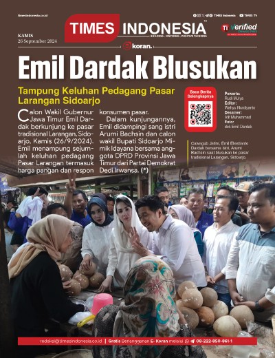 Edisi Kamis, 26 September 2024: E-Koran, Bacaan Positif Masyarakat 5.0