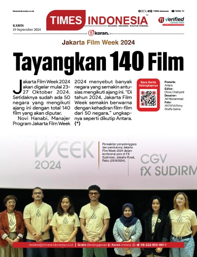 Edisi Kamis, 26 September 2024: E-Koran, Bacaan Positif Masyarakat 5.0