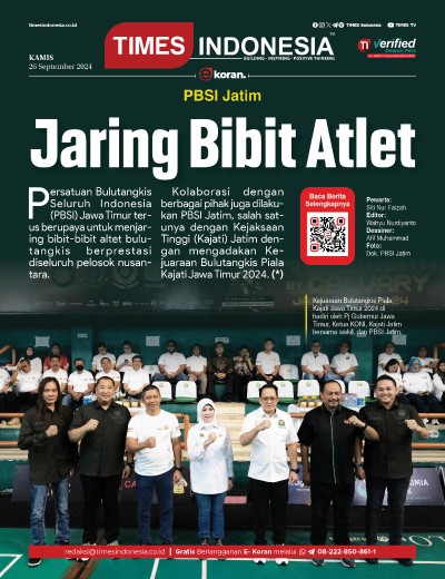 Edisi Kamis, 26 September 2024: E-Koran, Bacaan Positif Masyarakat 5.0