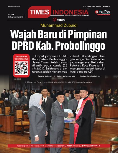 Edisi Kamis, 26 September 2024: E-Koran, Bacaan Positif Masyarakat 5.0