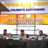 Polresta Banyuwangi Lakukan Doa Bersama Minta Pilkada Jatim Aman dan Damai