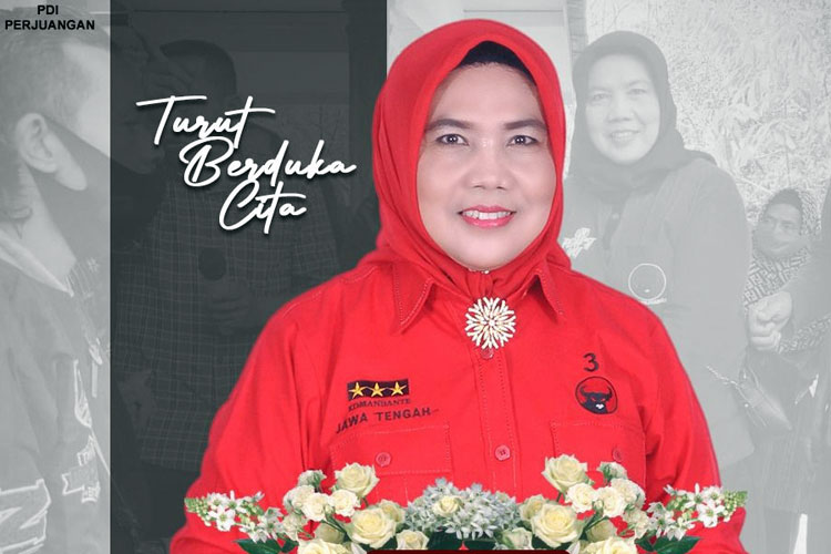 Almarhum Hj Sri Ruwiyati. (FOTO: Dok DPC PDIP Banjarnegara)
