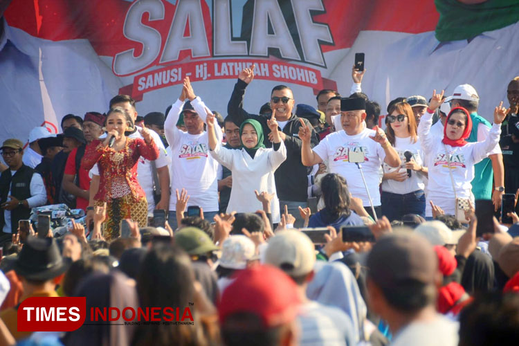 Sebar 20 Ribu Kupon Doorprize, Jalan Sehat Ramaikan Launching Timses SaLaf