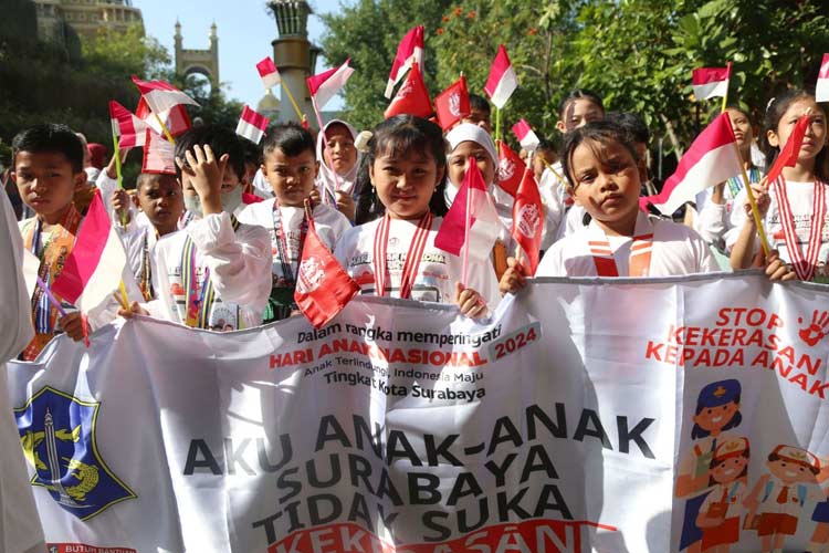 Sejarah Baru, Kota Surabaya Diakui UNICEF Jadi Kota Layak Anak Pertama di Indonesia