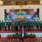 Pengurus GP Ansor Kota Malang Dilantik, Ajak Tiga Paslon Pilkada 2024 Bersaing Sehat