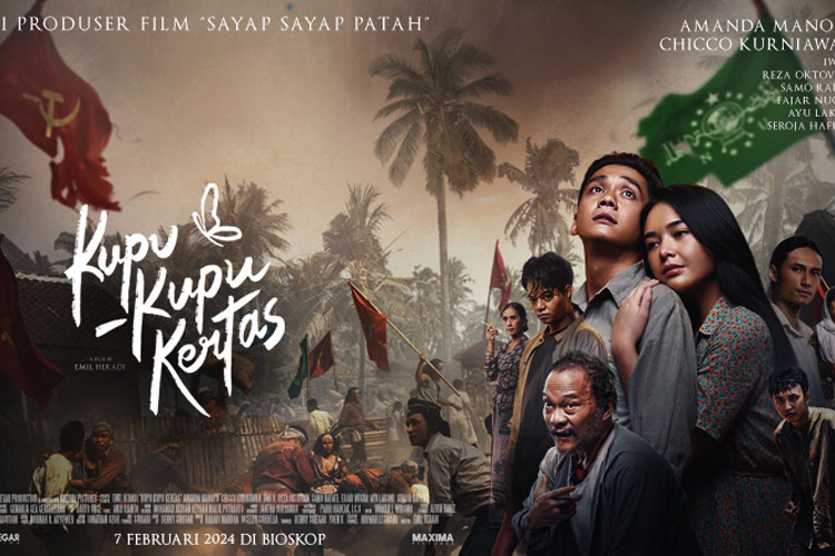 Kupu-Kupu Kertas Film Berlatar Sejarah, Tayang di Bioskop