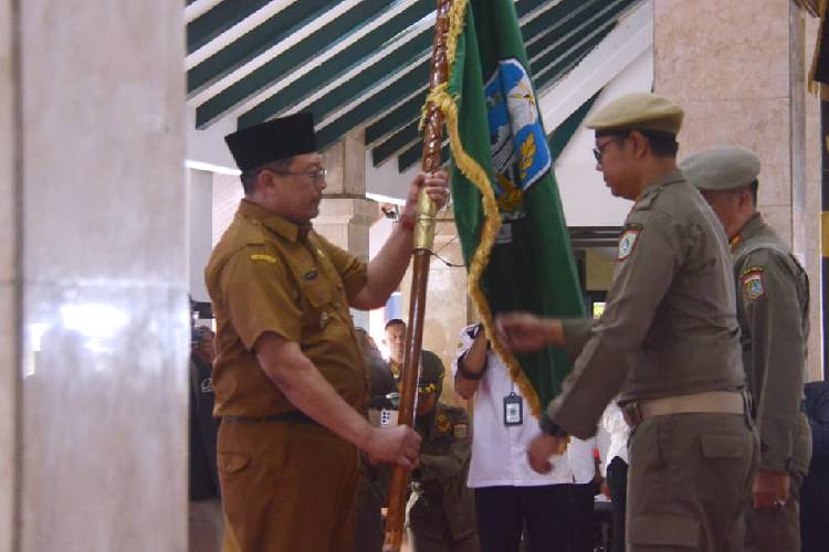 Pemkab Malang Terima Kirab Bendera Pataka Jer Basuki Mawa Beya Jawa Timur