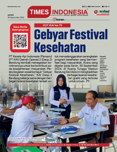 	Edisi Senin, 30 September 2024: E-Koran, Bacaan Positif Masyarakat 5.0
