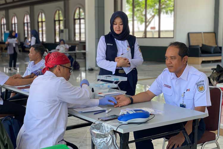 HUT KAI ke-79, PT KAI Daop 2 Bandung Gelar Gebyar Festival Kesehatan