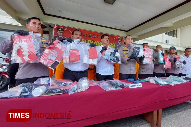 Operasi Tumpas Narkoba 2024 Banyuwangi, 43 Tersangka Ditangkap, 1,6 Kg Sabu Disita