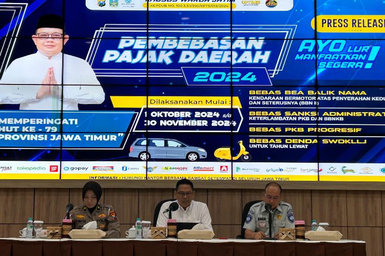 Pemprov Bebaskan Pajak Kendaraan Mulai 1 Oktober-30 November 2024