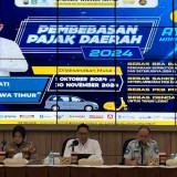 Pemprov Bebaskan Pajak Kendaraan Mulai 1 Oktober-30 November 2024