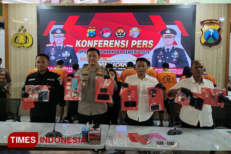 Pasutri Asal Surabaya Diamankan Polres Lamongan, Bobby:  Tidak Ada Ruang Gerak bagi Pengedar Narkoba