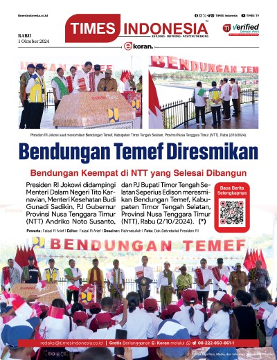 Edisi Rabu, 2 Oktober 2024: E-Koran, Bacaan Positif Masyarakat 5.0