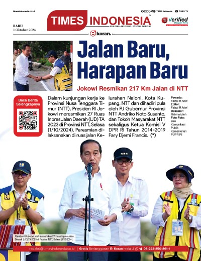 Edisi Rabu, 2 Oktober 2024: E-Koran, Bacaan Positif Masyarakat 5.0