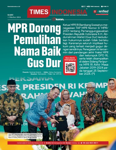 Edisi Rabu, 2 Oktober 2024: E-Koran, Bacaan Positif Masyarakat 5.0