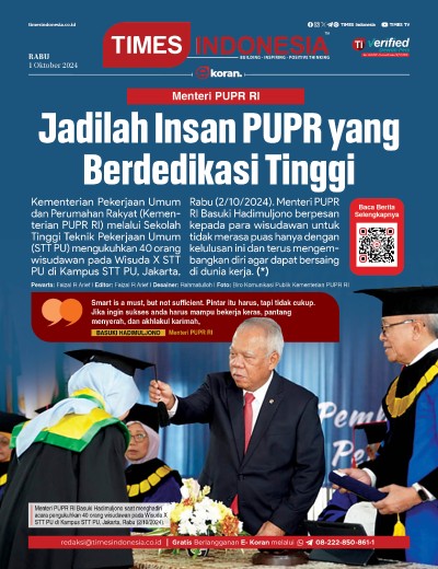 Edisi Rabu, 2 Oktober 2024: E-Koran, Bacaan Positif Masyarakat 5.0
