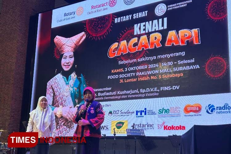 Rotary Bersama Dinkes Surabaya Kupas Pencegahan dan Penanganan Cacar Api