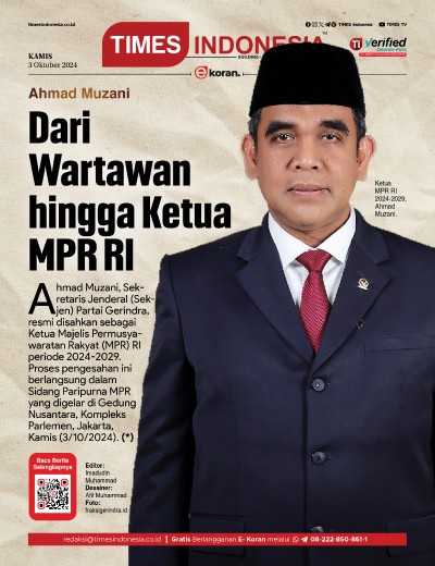 Edisi Kamis, 3 Oktober 2024: E-Koran, Bacaan Positif Masyarakat 5.0