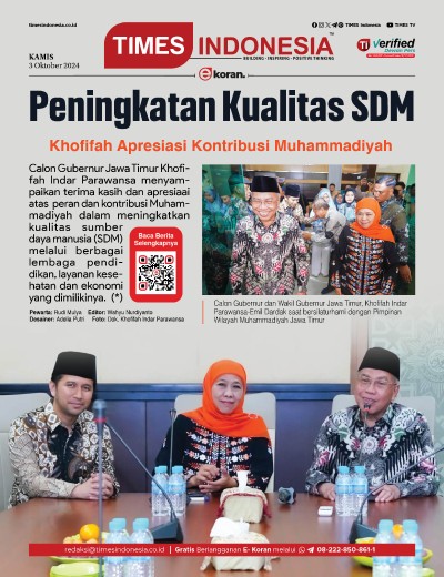 Edisi Kamis, 3 Oktober 2024: E-Koran, Bacaan Positif Masyarakat 5.0